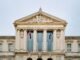 The historic Palais de Justice in Nice, showcasing classic French architectural design.