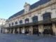 Exterior view of Gare de Bordeaux-Saint-Jean, a key railway station in Bordeaux, France.